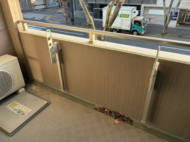 バルコニー　落ち着いた時間を過ごせるバルコニーです