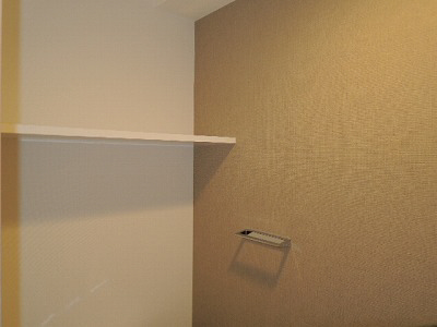 収納　たっぷりとした収納スペースです