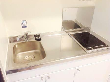 キッチン　調理スペースのある広々としたキッチンです！