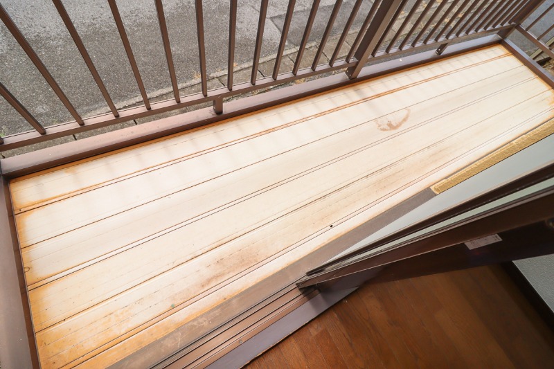 バルコニー　図面と現状に相違がある場合には現状を優先