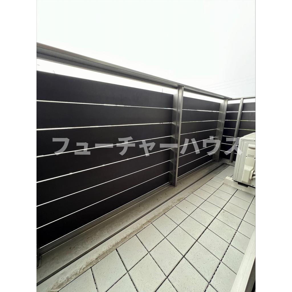 バルコニー　落ち着いた時間を過ごせるバルコニーです