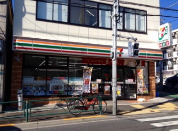 コンビニ　セブンイレブン 中野鷺ノ宮駅前店（コンビニ）まで343m