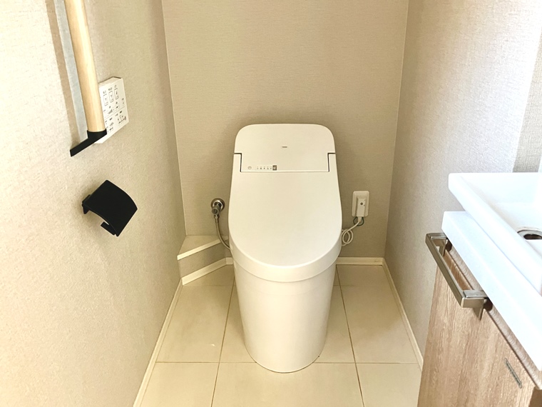 トイレ　ゆったりとした空間のトイレです