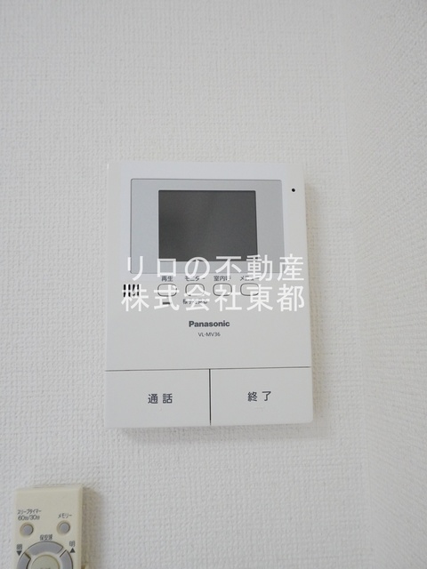 セキュリティ　ＴＶモニター付インターホンがあるので訪問者が一目でわかります