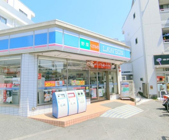 コンビニ　ローソン東蒲田二丁目店（コンビニ）まで400m