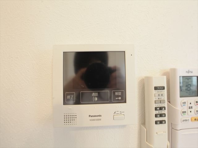 セキュリティ　TVモニター付インターホン完備
