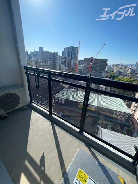 バルコニー　奥行きのあるワイドバルコニー設計！