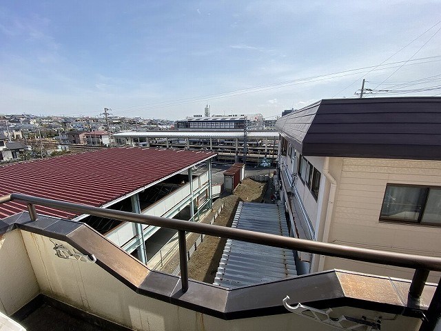眺望　バルコニーからの眺望です♪3階にあるので人目が気にならないの