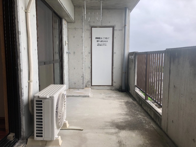 バルコニー　※別部屋の参考写真となります。