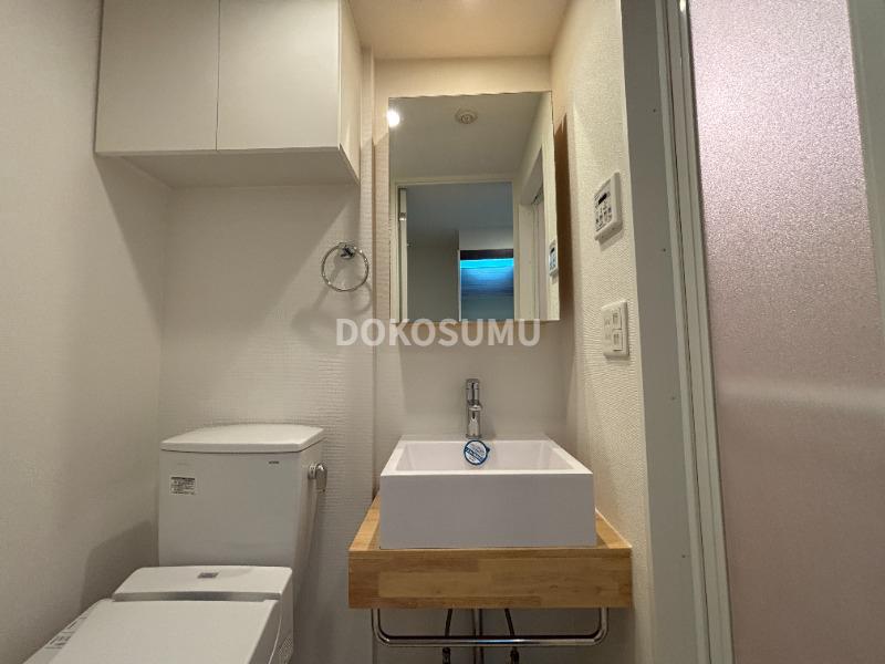 洗面設備　忙しい朝もスムーズに。使いやすさを追求した清潔な洗面空間。