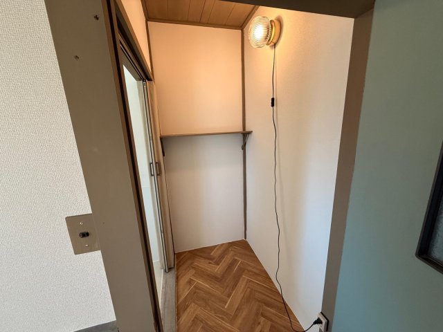 その他　レトロ可愛い脱衣所です。