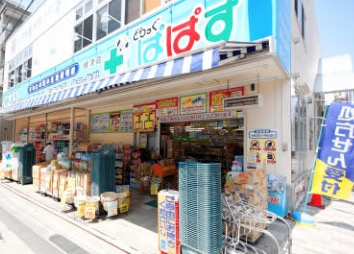 ドラックストア　どらっぐぱぱす根津店（ドラッグストア）まで410m