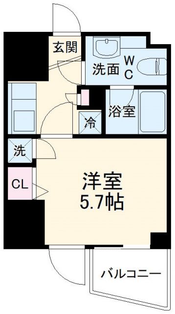 ライブコート草加の間取り写真