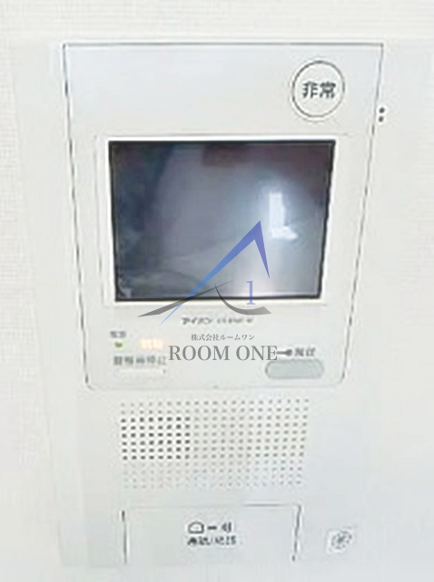 セキュリティ　モニター付きインターホンです。