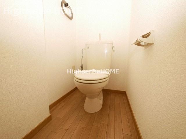 トイレ　ゆったりとした空間のトイレです
