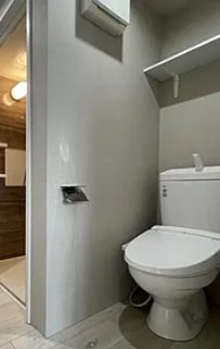 トイレ　ゆったりとした空間のトイレです