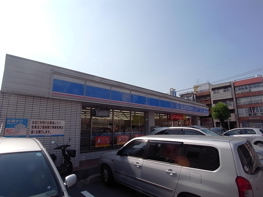 コンビニ　ローソン 本陣駅前店 (コンビニ)（コンビニ）まで70m