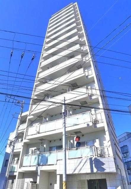建物外観　オートロック、エレベーター付きの綺麗なマンション。