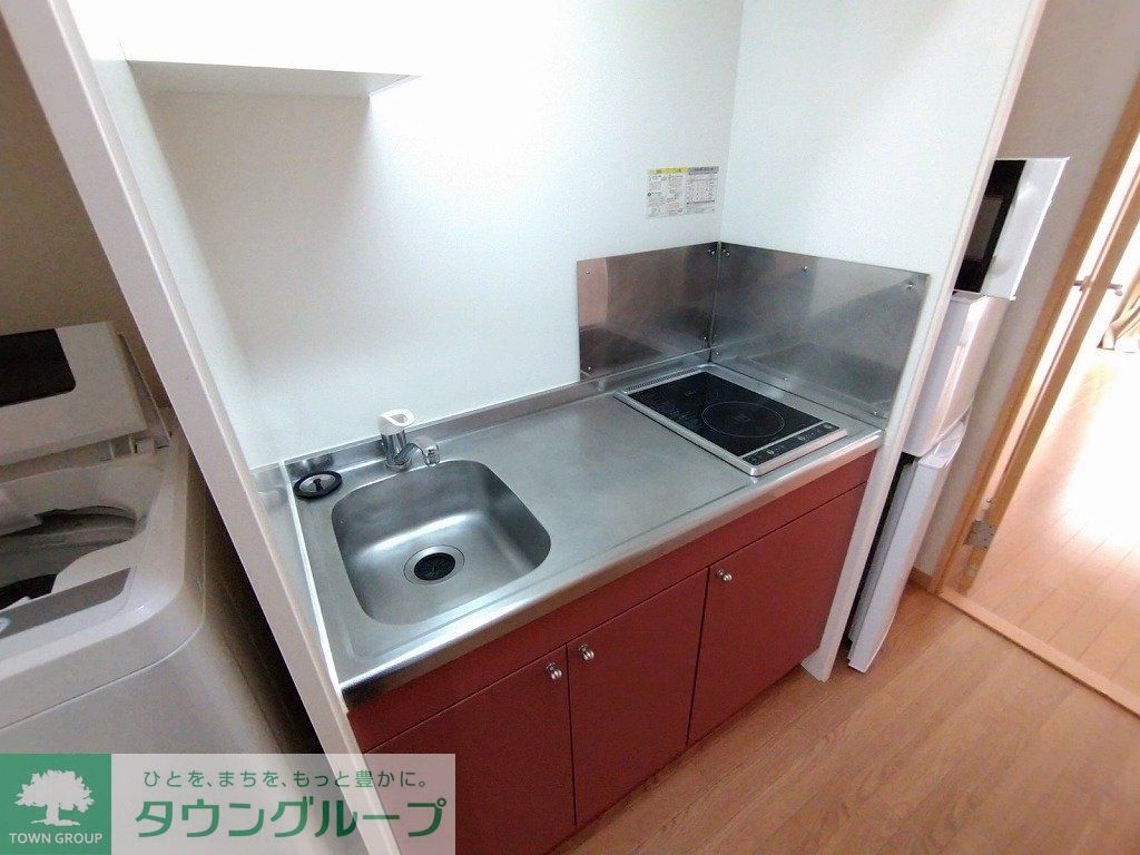 キッチン　シングルレバー設置　シンク広めです♪