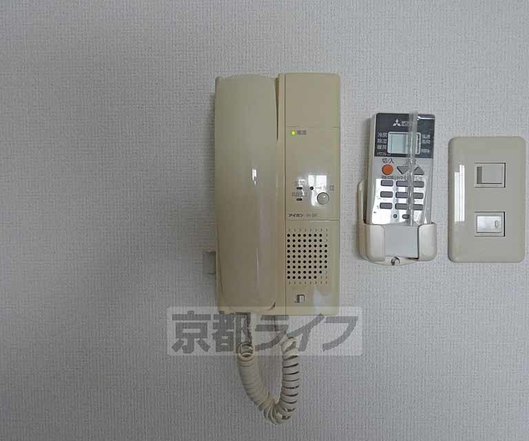 セキュリティ　インターホン受話器です。