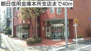 銀行　朝日信用金庫本所支店（銀行）まで441m