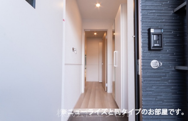 玄関　施工イメージです。