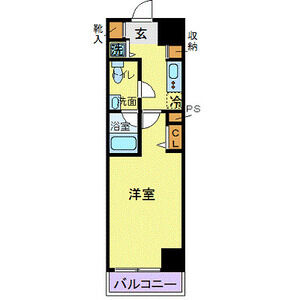 都営大江戸線 蔵前駅 徒歩2分 13階建 築19年の間取り写真