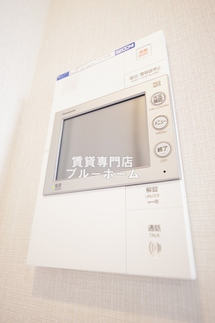 セキュリティ　TVモニター付きで防犯対策バッチリです！