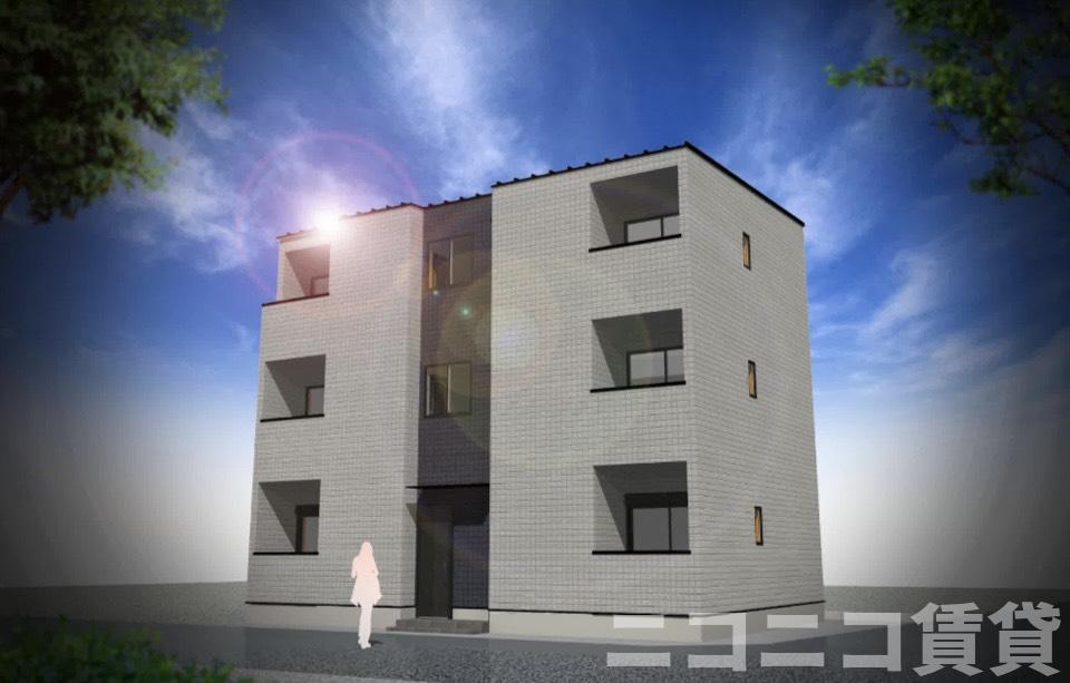 建物外観　建設中の為