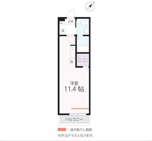 QUIET CRAB HOUSE 鶴見寺谷の間取り写真