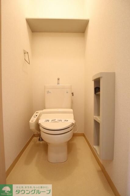 東武東上線 鶴瀬駅 徒歩3分 3階建 築22年のトイレ写真