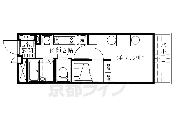 地下鉄東西線 石田駅 徒歩17分 3階建 築16年の間取り写真
