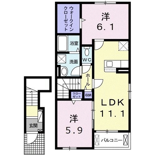 ショアライン タウン Cの間取り写真