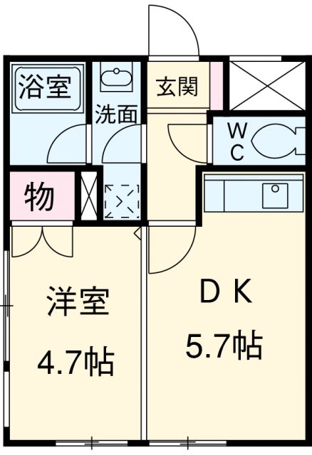 藤和シティホームズ島津山西の間取り写真