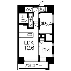 ザ・レジデンスパーク久屋大通の間取り写真