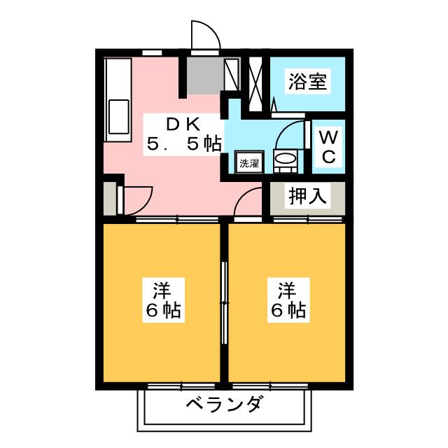 ヴァンテVの間取り写真