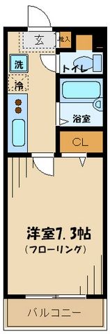 アヴィニティー調布南の間取り写真