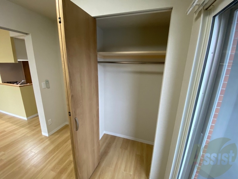 収納　収納もバッチリあるのでお部屋が片付きますよ！