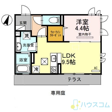 Vent Vert千里丘の間取り写真