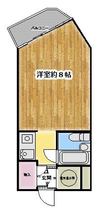 セザール伊勢佐木の間取り写真