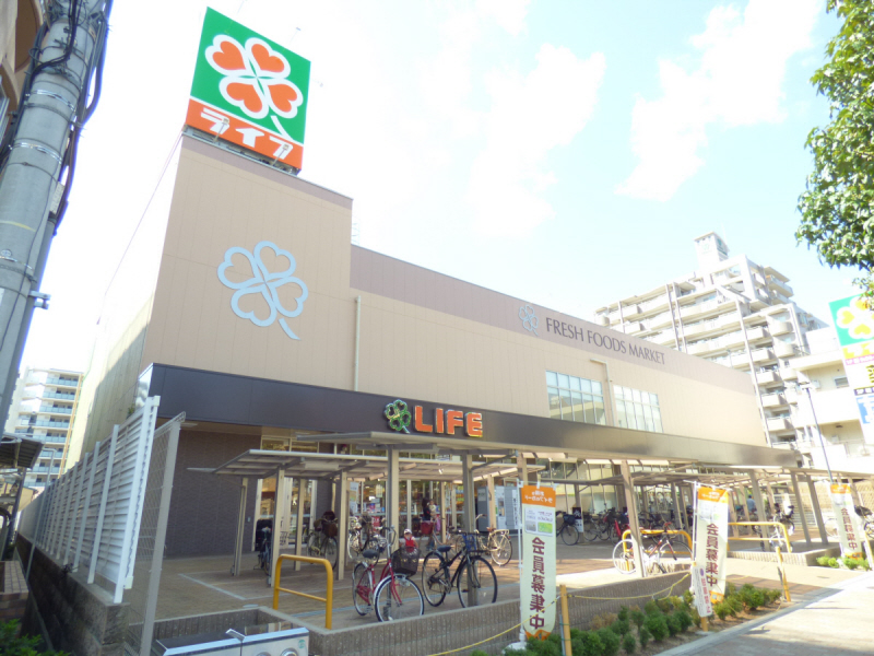 スーパー　ライフ須磨鷹取店（スーパー）まで443m