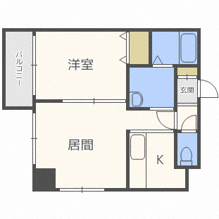 nourish美園の間取り写真