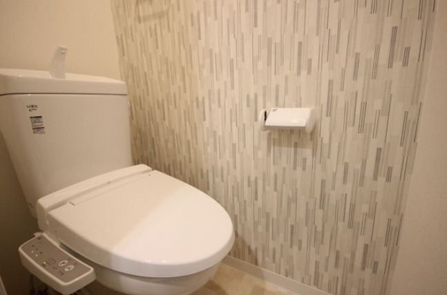 トイレ　ゆったりとした空間のトイレです