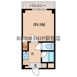 東急池上線 石川台駅 徒歩6分 3階建 築24年の間取り写真
