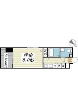 地下鉄東山線 新栄町駅 徒歩6分 14階建 築18年の間取り写真