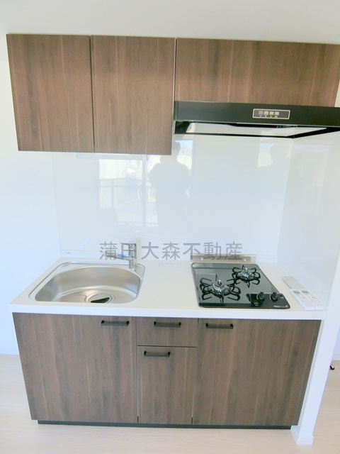 キッチン　2口ガスシステムキッチン