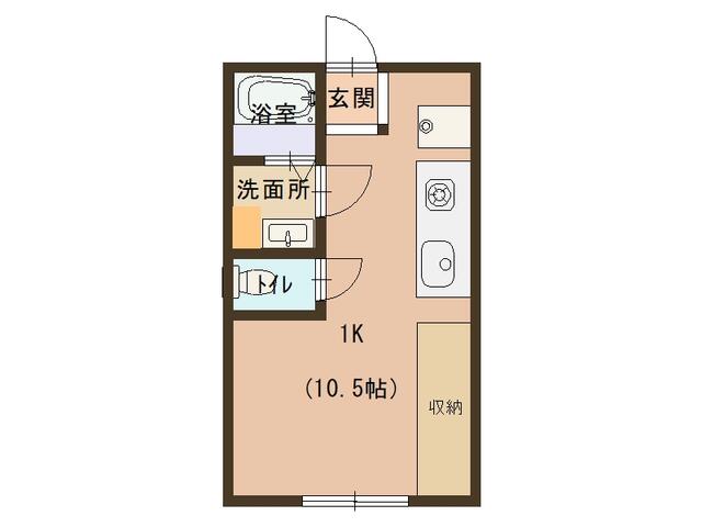 ビタミンテラス生田町の間取り