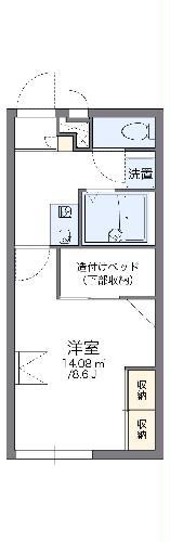 レオパレスエントラレの間取り