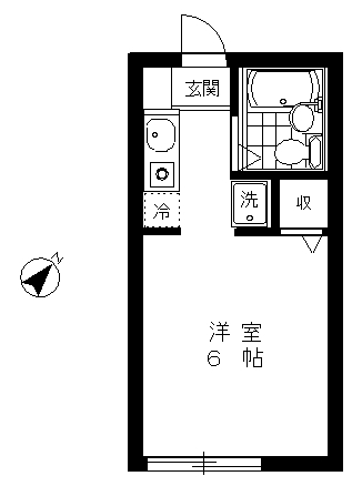 大田区南久が原のアパートの間取り