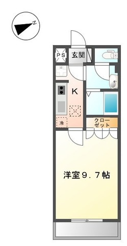 メゾン ・ アムール 銀谷の間取り